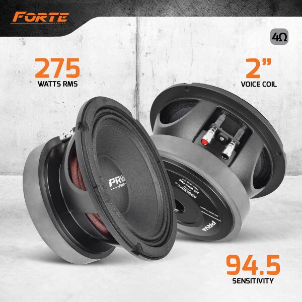 Main product image for PRV Audio 6MB550FT-4 Forte Series 6" Midbass Speaker 4 Ohm294-3406